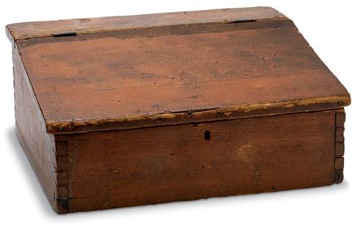 Hyrum Smith's wooden box used to secure gold plates.