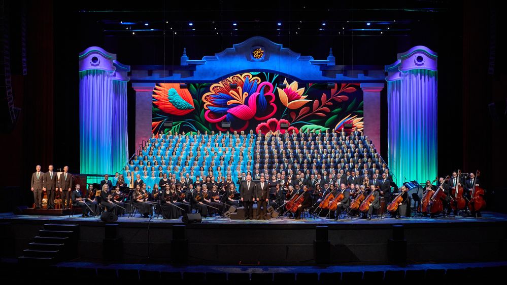 Tabernacle Choir and Orchestra at Temple Square performed at the National Auditorium in Mexico City on June 18, 2023.