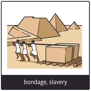 bondage, slavery gospel symbol
