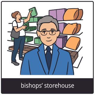 bishops’ storehouse gospel symbol