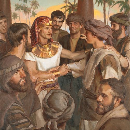 Iosif din Egipt împăcându-se cu frații săi