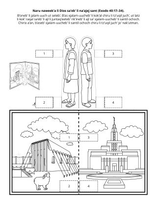 perel re kok’ k’anjel: Naru naweek’a xwankil li Dios sa’eb’ li santil na’ajej