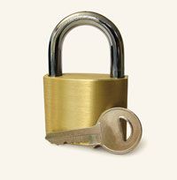 〔錠前と鍵の画像〕