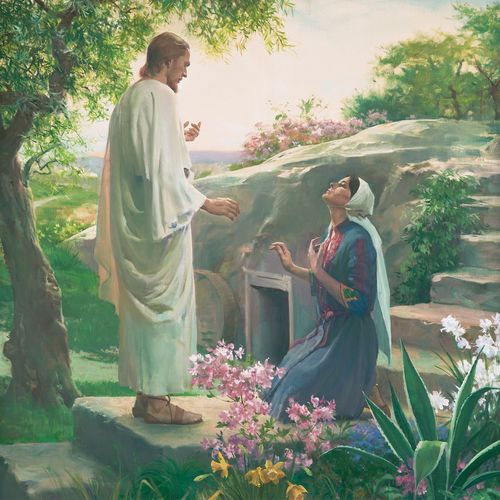 馬利亞和復活的耶穌