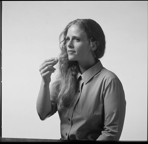 girl taking sacrament