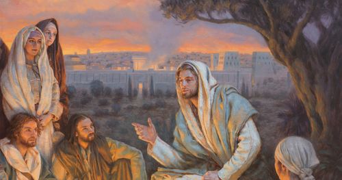 Jeesus oma jüngreid õpetamas