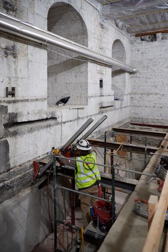 Salt Lake Temple Construction Interiors