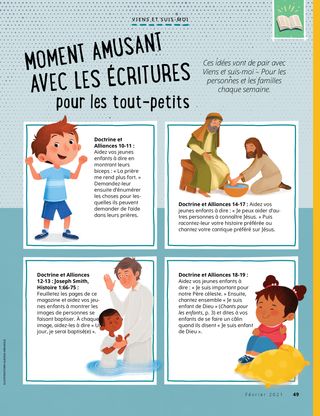 Come, Follow Me ideas for young children