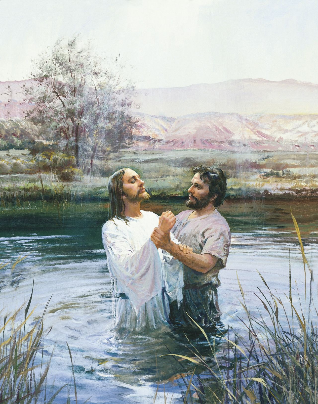 Иоанн Креститель крестит Иисуса (Иоанн крестит Иисуса)