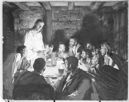 Jesus instituting sacrament