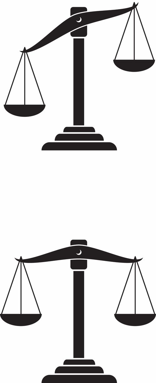 Balanza que muestra la justicia