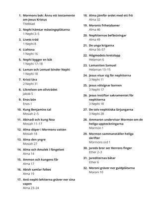 Table of Contents coloring page