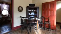 While Wilford was away on missionary trips, the Woodruff family would have still gathered for meals in their dining room.