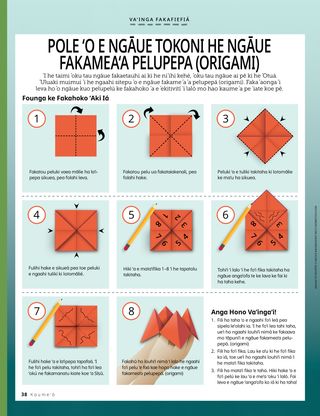illustrated oribami instructions