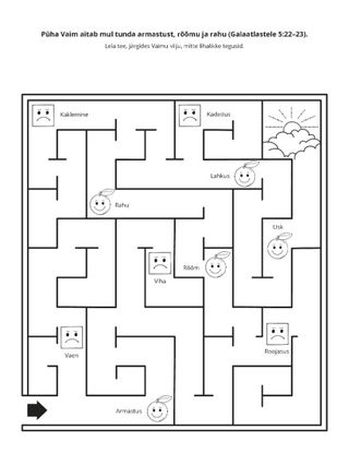 tegevusleht: Püha Vaim aitab mul tunda armastust