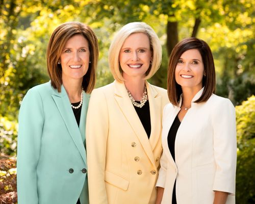 Young Women General Presidency.  Official Group Portrait (one of two approved portraits as of October 2018). Bonnie H. Cordon (center), general president, Michelle Craig (left), first counselor, and Rebecca L. Craven (right), second counselor. They are standing outside with trees in the background.