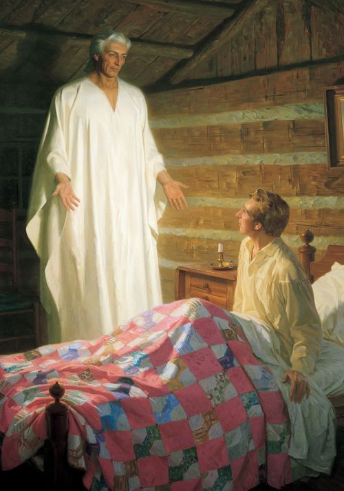Явление Морония Джозефу Смиту в его комнате (Ангел Мороний является Джозефу Смиту)