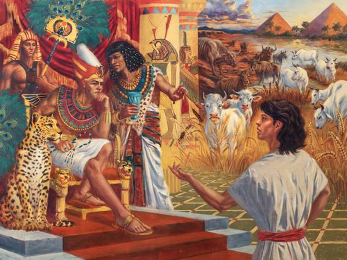 José interpreta el sueño de Faraón