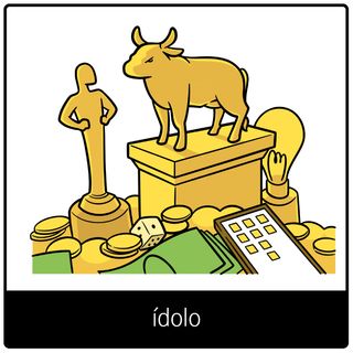 símbolo del Evangelio de ídolo