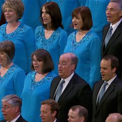 The choir performing during the Sunday afternoon session of General Conference, April 2015.