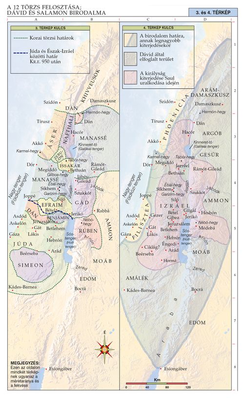 3–4. bibliai térkép