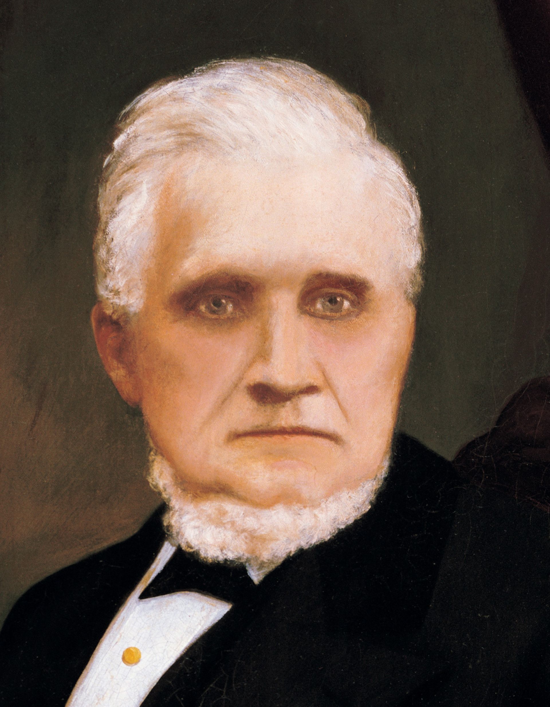 Detail from John Taylor, by A. Westwood; GAK 508; Our Heritage, 93–98. President John Taylor served as the third President of the Church from 1880 to 1887.