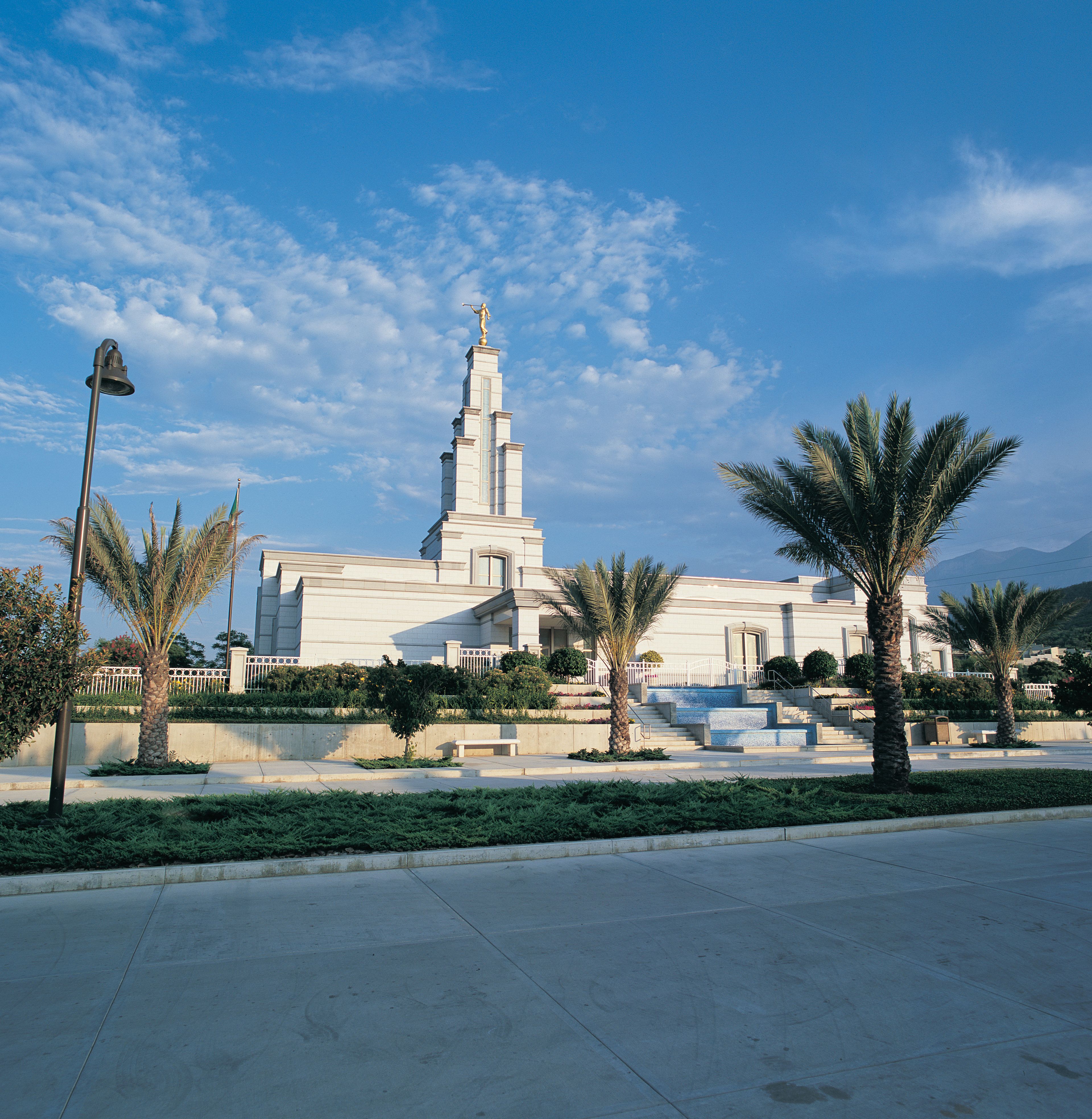 The Monterrey Mexico Temple and grounds.