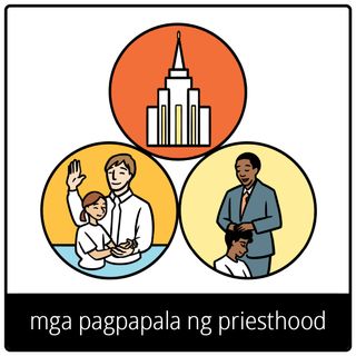 simbolo ng ebanghelyo para sa mga pagpapala ng priesthood