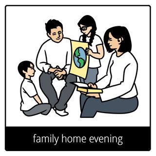 family home evening gospel symbol