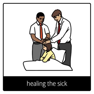 healing the sick gospel symbol