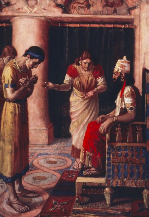 Daniel before King Nebuchadnezzar