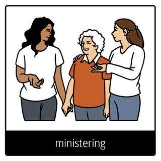 ministering gospel symbol