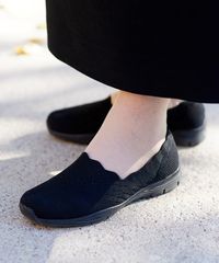 Various sister missionaries model appropriate footwear. They wear correct and approved clothing along with the shoes. These are dress shoes.