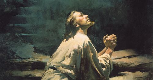 Jesus beder i Getsemane have