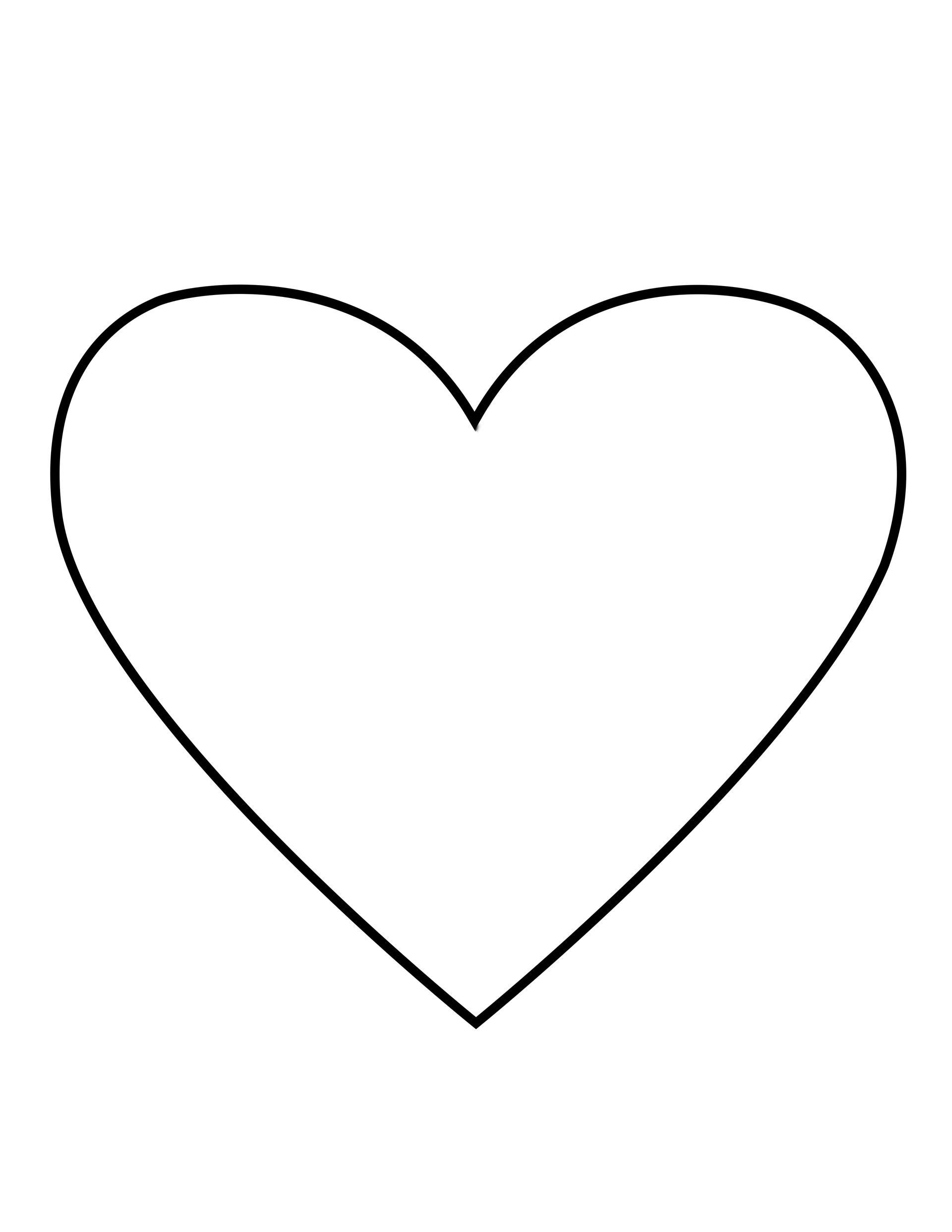 A line drawing of a heart from the nursery manual Behold Your Little Ones (2008), page 31.