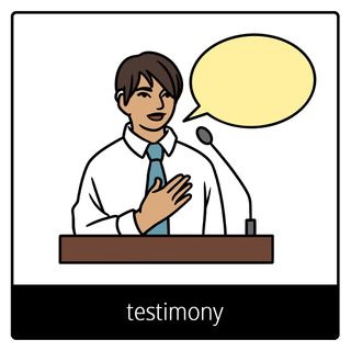 testimony gospel symbol