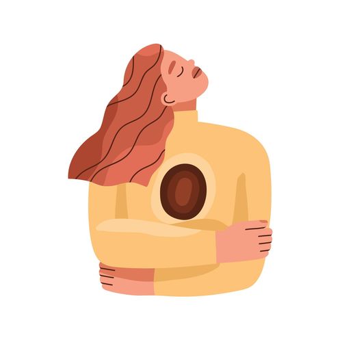 a woman feeling emptiness