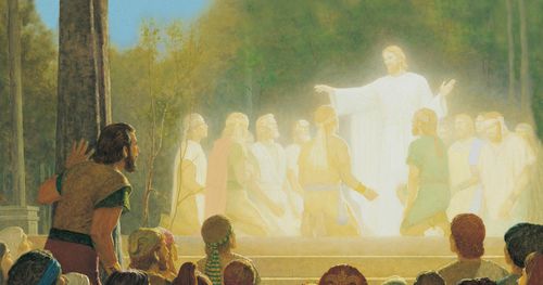 Jesus viser sig for nefitterne