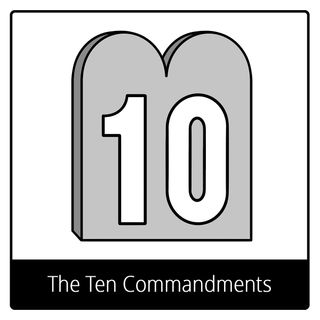 The Ten Commandments gospel symbol