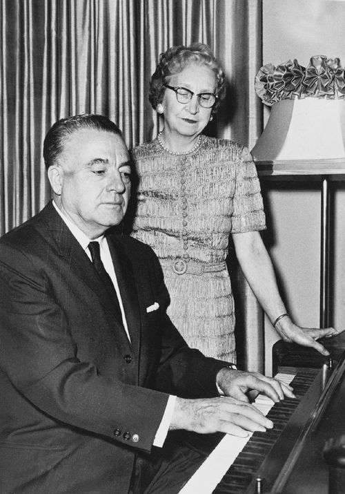 Präsident Harold B. Lee und seine Frau Fern