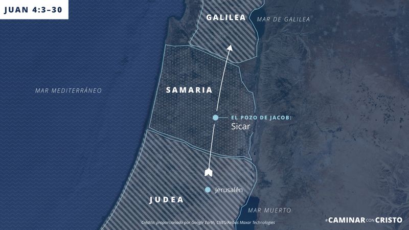 Un mapa de la Tierra Santa
