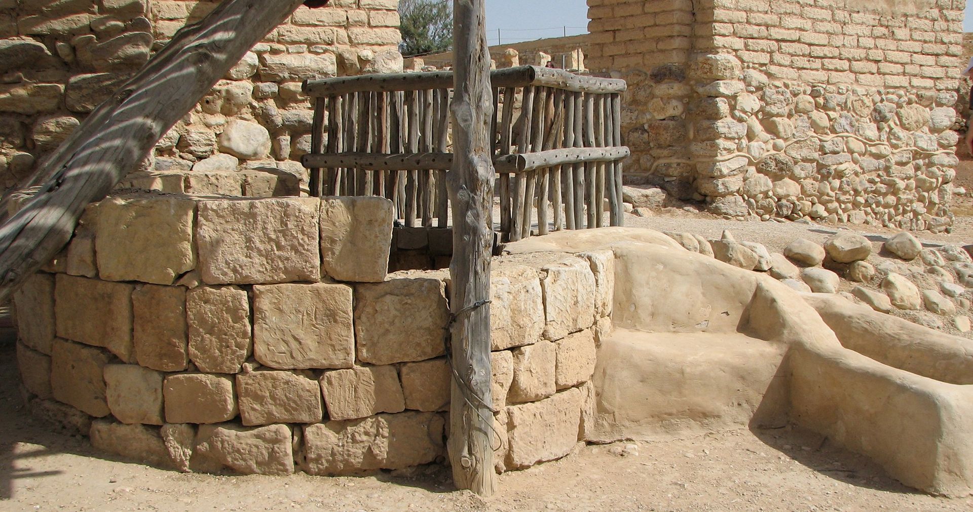Jacob's well in Beersheba in 2013 (see Genesis 21:31).
