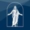 New Gospel Library App icon featuring the Christus statue.