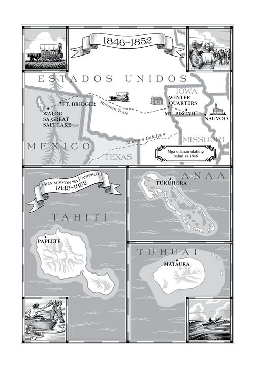 mapa sa giagian sa Pioneer, mga misyon sa Pasipiko