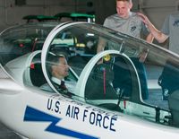 David A. Bednar visits the USAF Academy in May 2016.