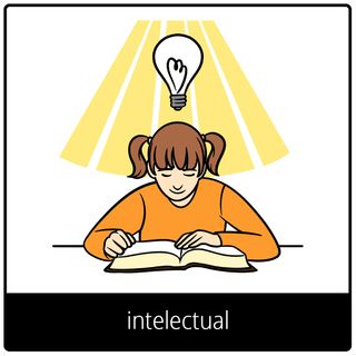 símbolo del Evangelio de intelectual