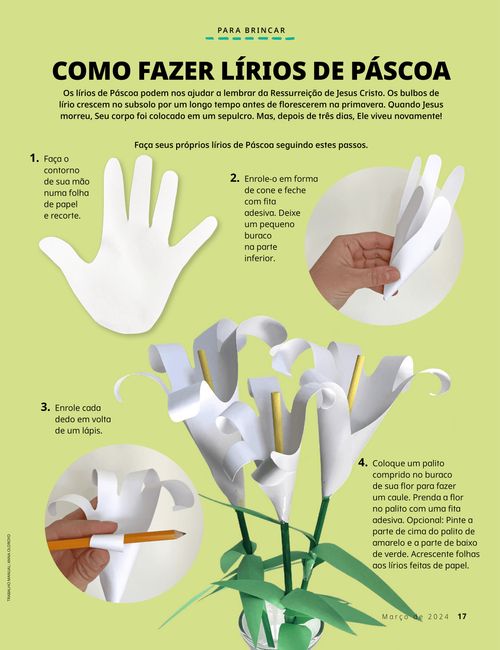 página de atividades para crianças da revista Meu Amigo