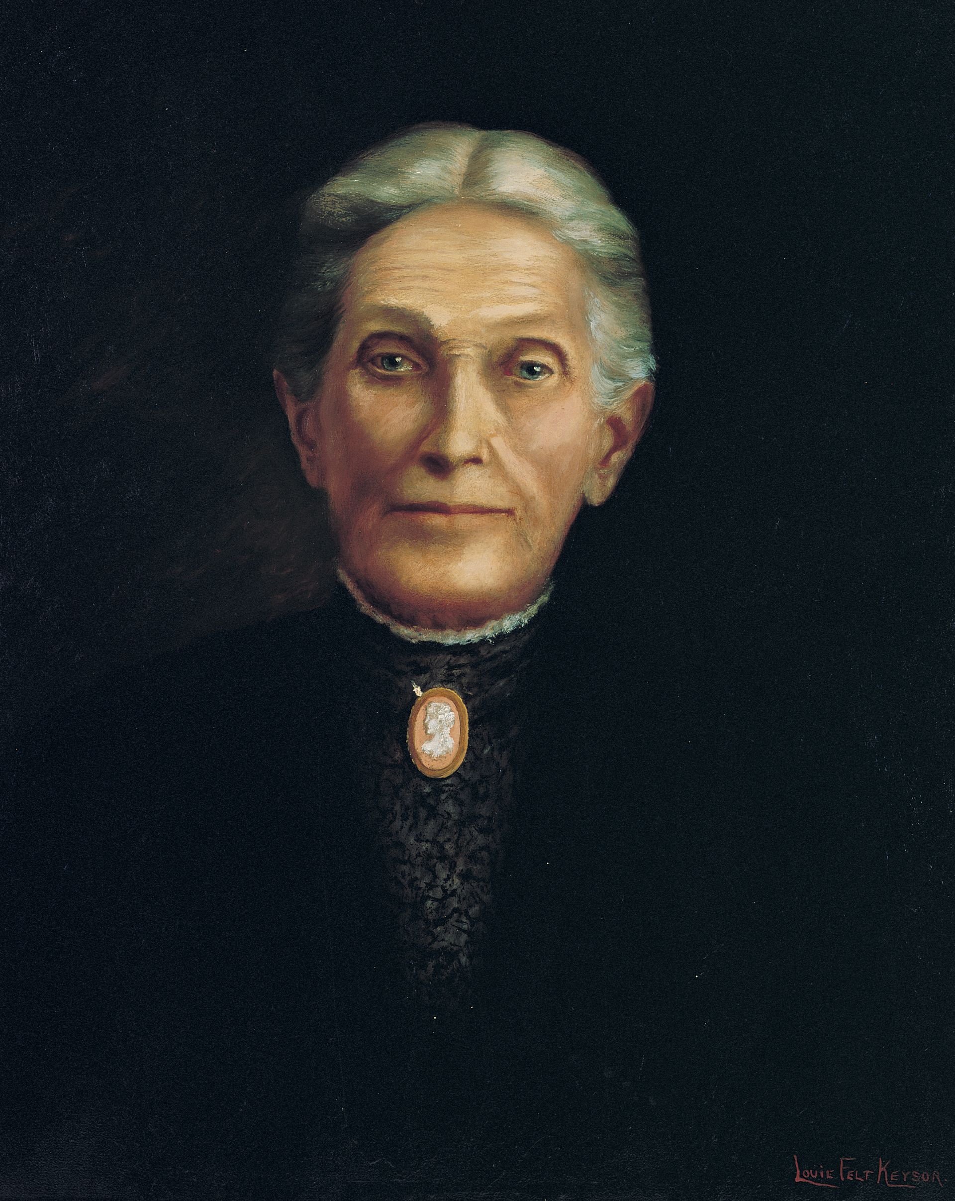 A photograph of Aurelia Spencer Rogers, who is known as the founder of the Primary, which was organized in 1878.