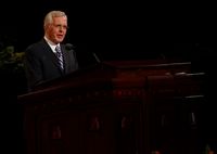 Elder D. Todd Christofferson speaks during a Saturday session of general conference 5 October 2013