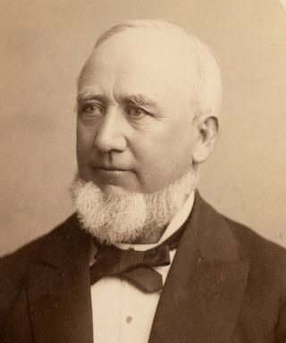 Cabinet card of George Q. Cannon.